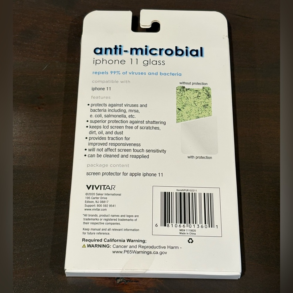 PureMobile Anti-Microbial iPhone 11 Screen Protector - Picture 2 of 4